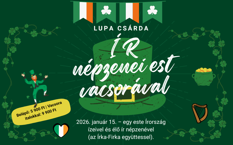 Ír népzene az Irka Firka zenekarral